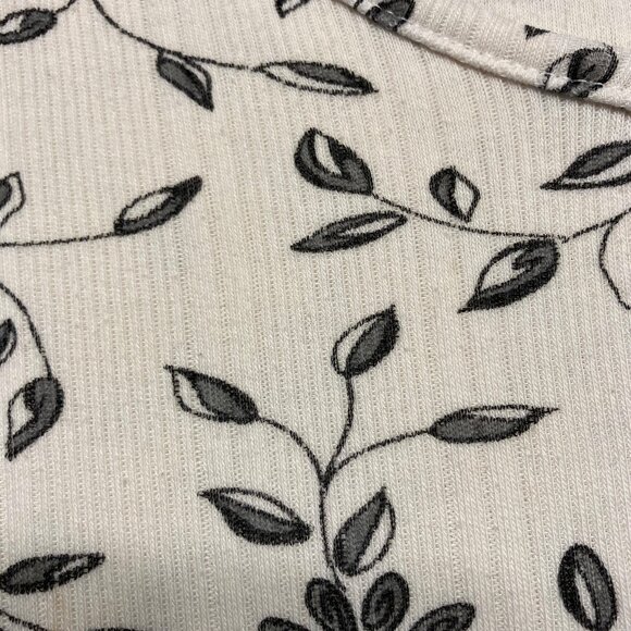 Basic Editions Womens Floral Short Sleeve Pullover Top Floral Size Medium - Picture 4 of 6